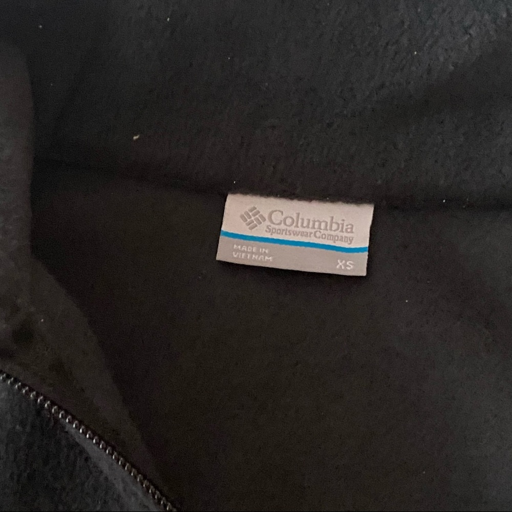 SOLD Columbia Benton Springs Fleece Vest Black - Picture 4 of 5